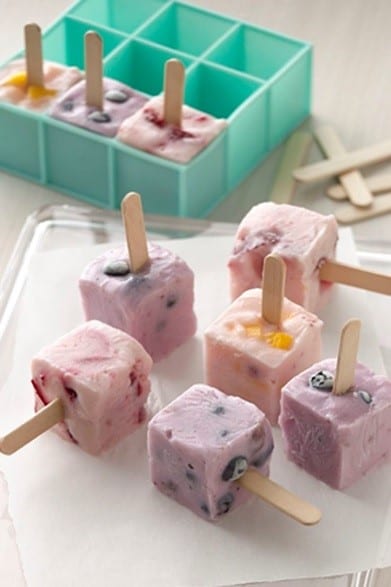 Double Decker Frozen Yoghurt Ice cream bites