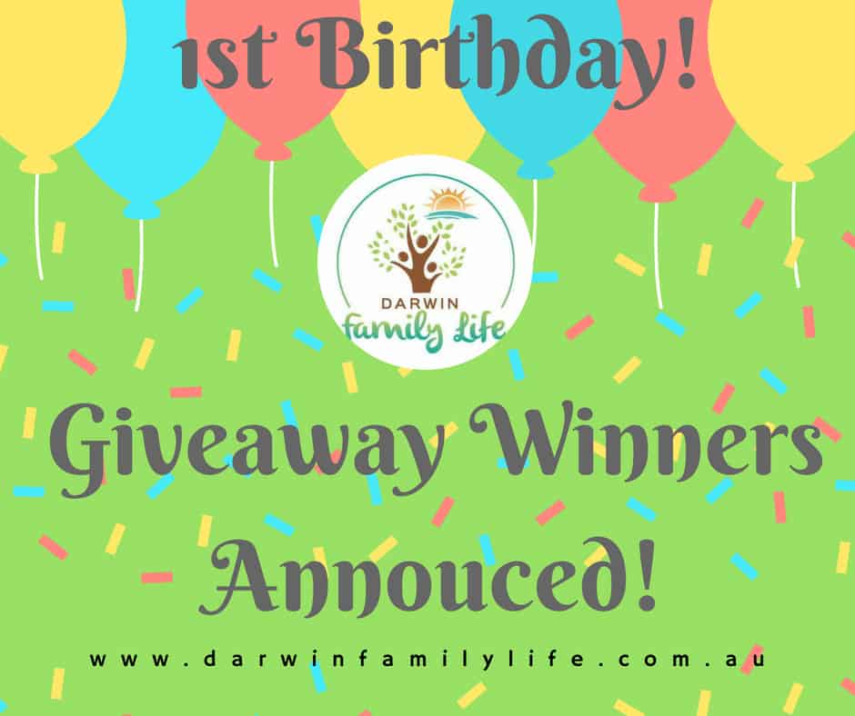 First birthday giveaway winners annouced