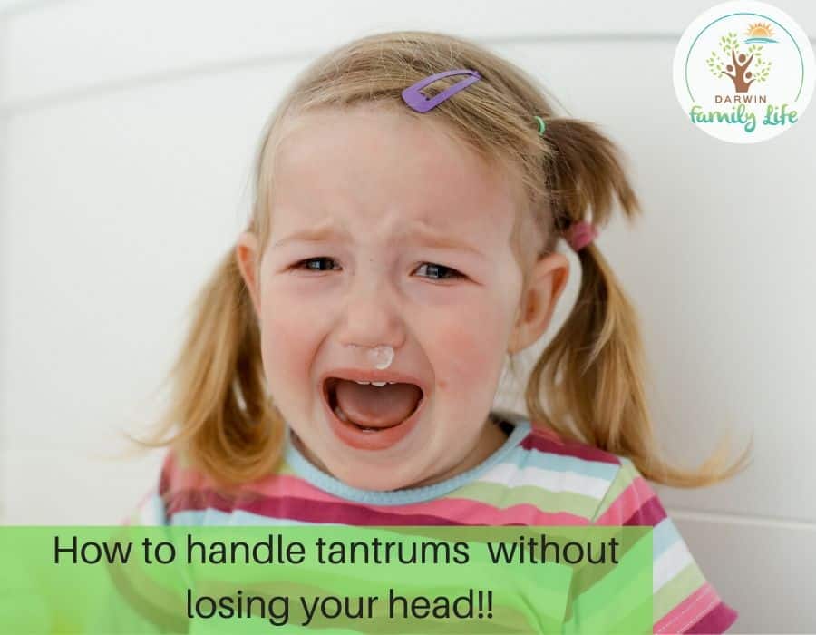 how to handle tantrums