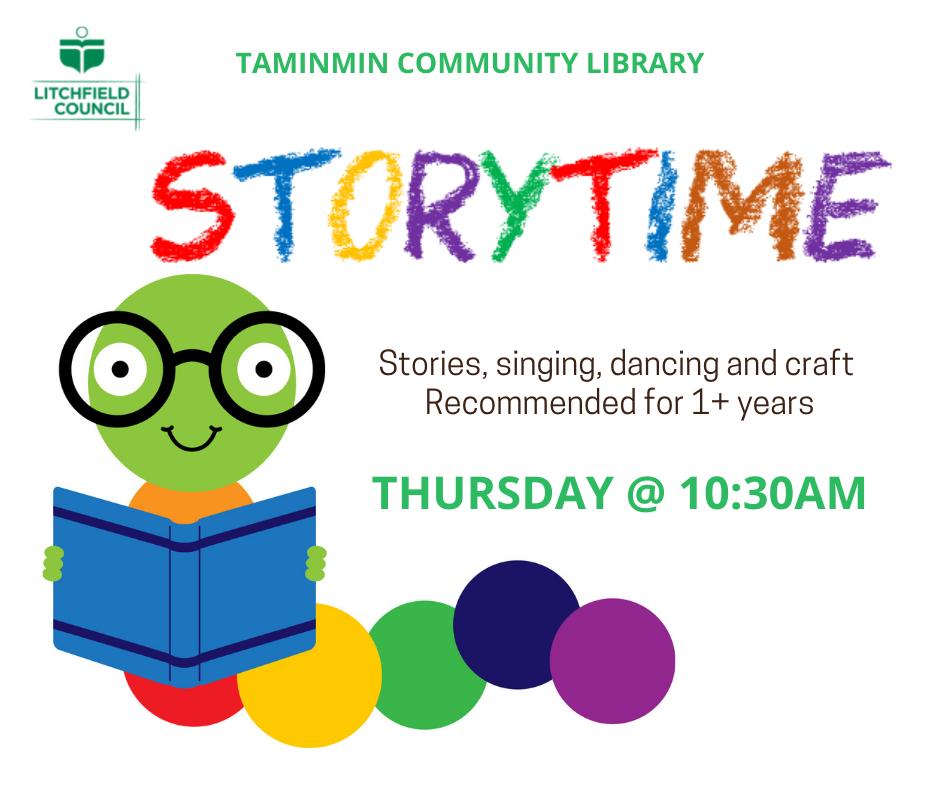 Library Week Storytime Storytime - Darwin Family Life